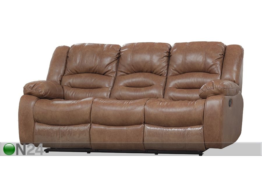 3-местный диван Relax2, светло-коричневая кожа увеличить