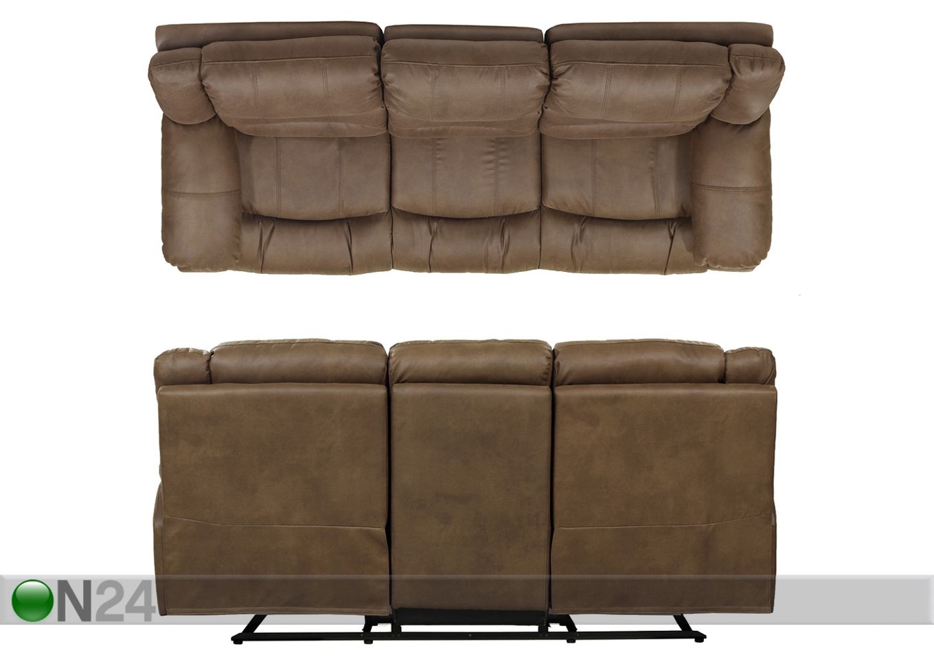 3-местный диван Relax2, светло-коричневый текстиль увеличить