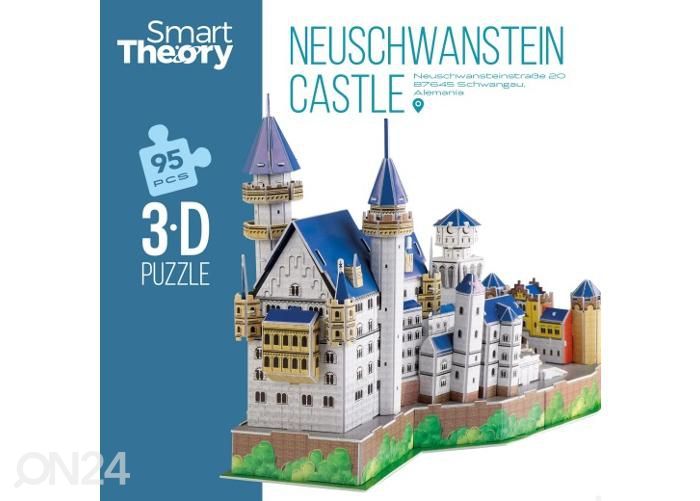 3D пазл замок Neuschwanstein 95 шт увеличить