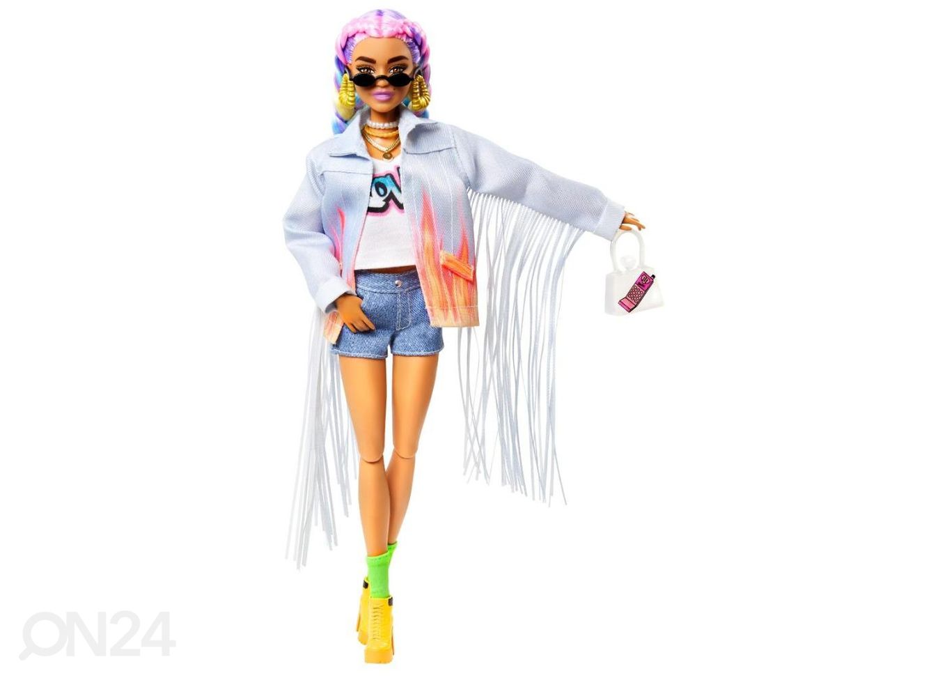 Barbie® Экстра Радужные косички увеличить