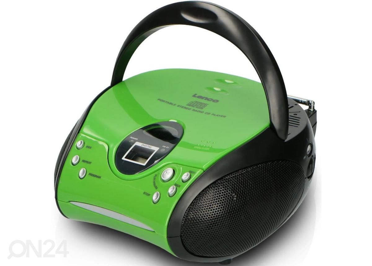 CD-радио Lenco, зеленый/черный увеличить