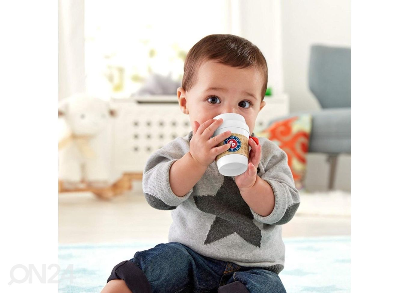 Fisher-Price детская игрушка для жевания Кофейная чашка увеличить