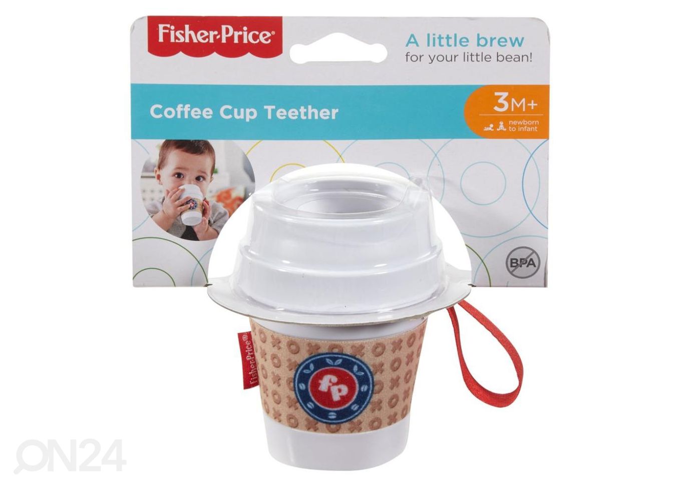 Fisher-Price детская игрушка для жевания Кофейная чашка увеличить