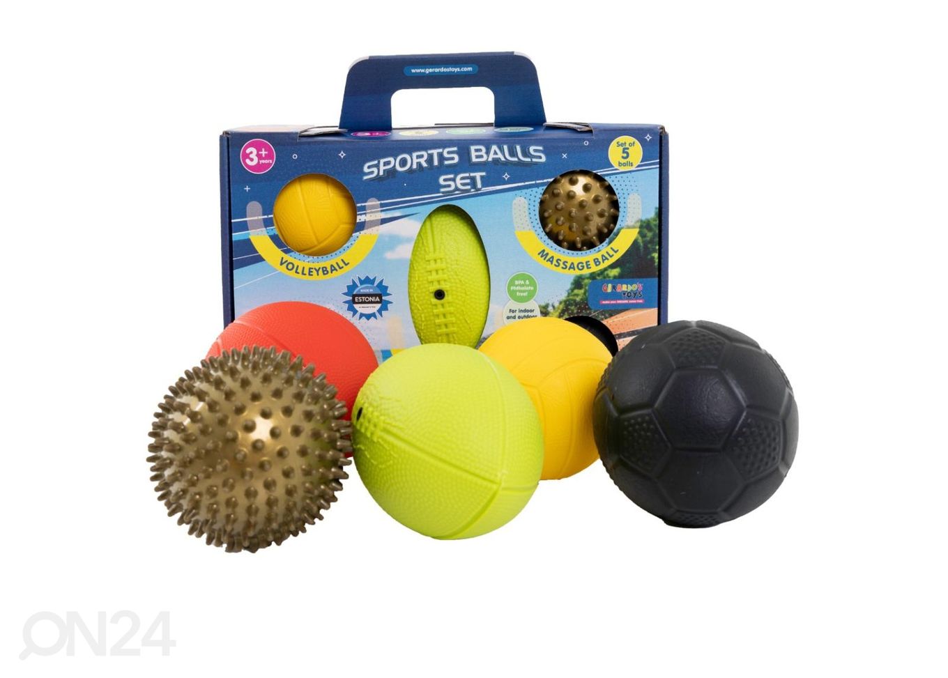 Gerardo's Toys Набор из 5 спортивных мячей увеличить