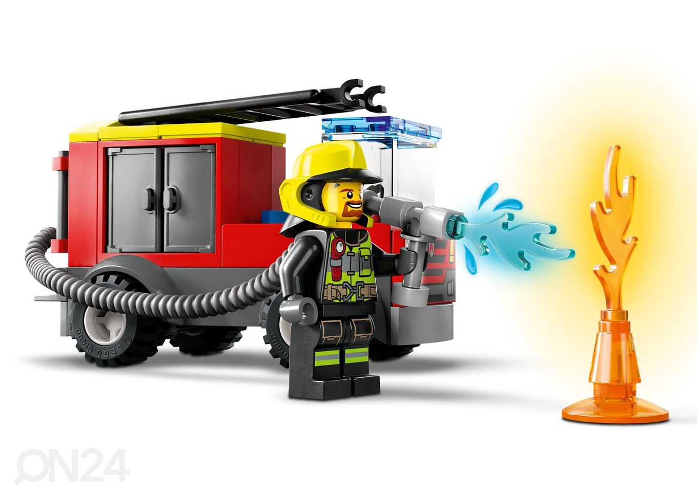 LEGO City Пожарная часть и пожарная машина увеличить