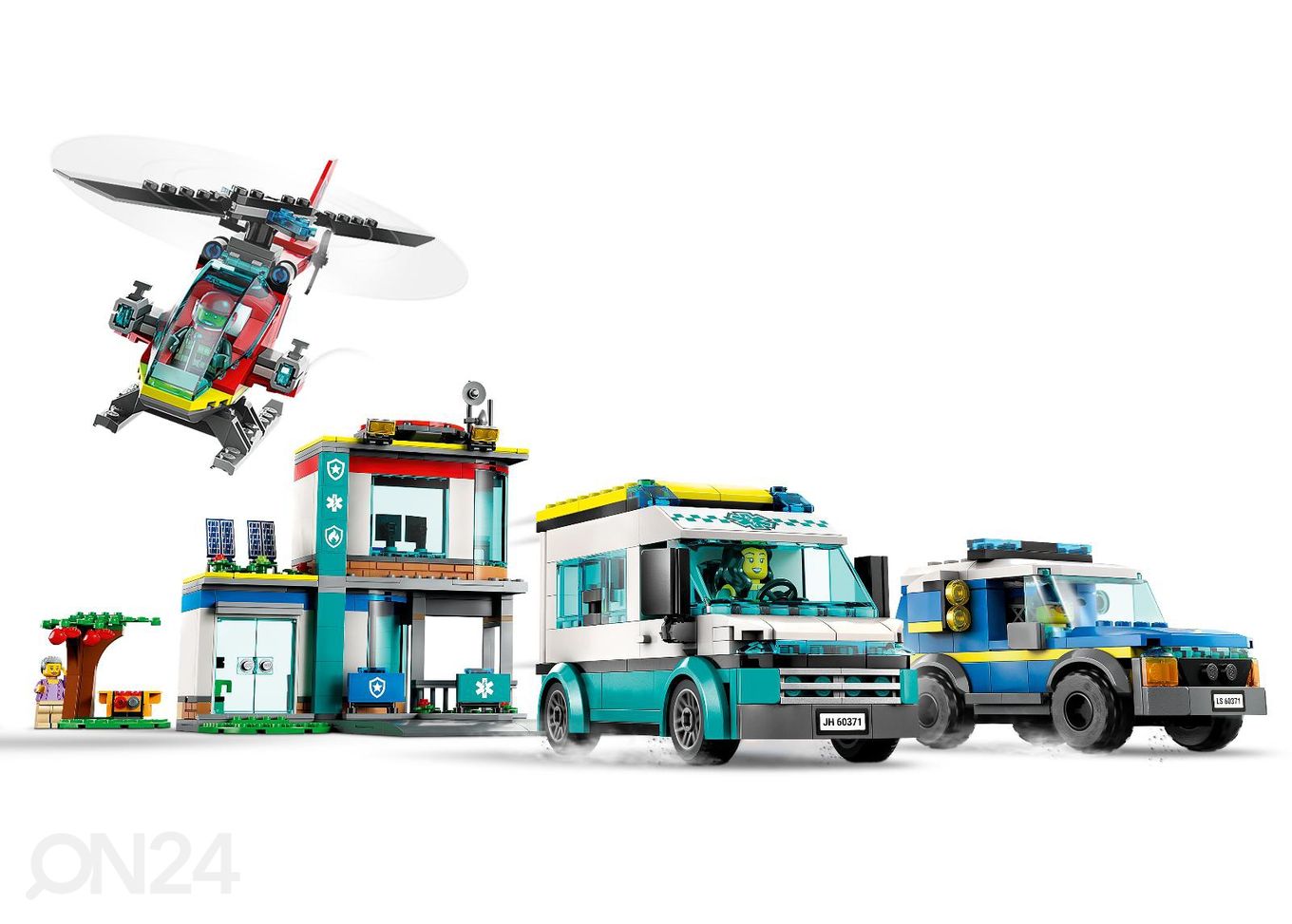 LEGO City Штаб спасательных машин увеличить