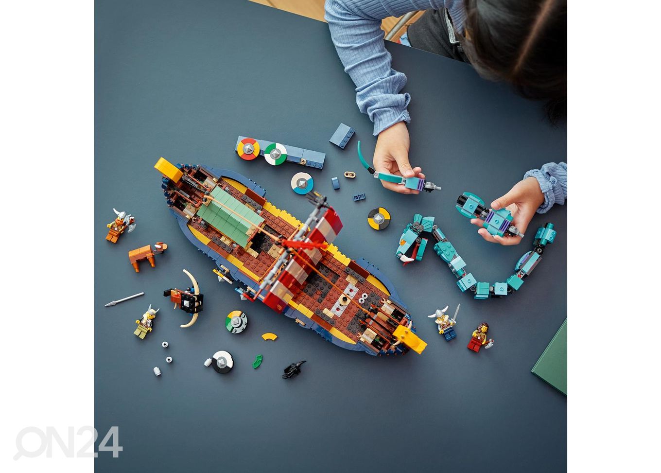 LEGO Creator Корабль викингов и Змей Мидгарда увеличить