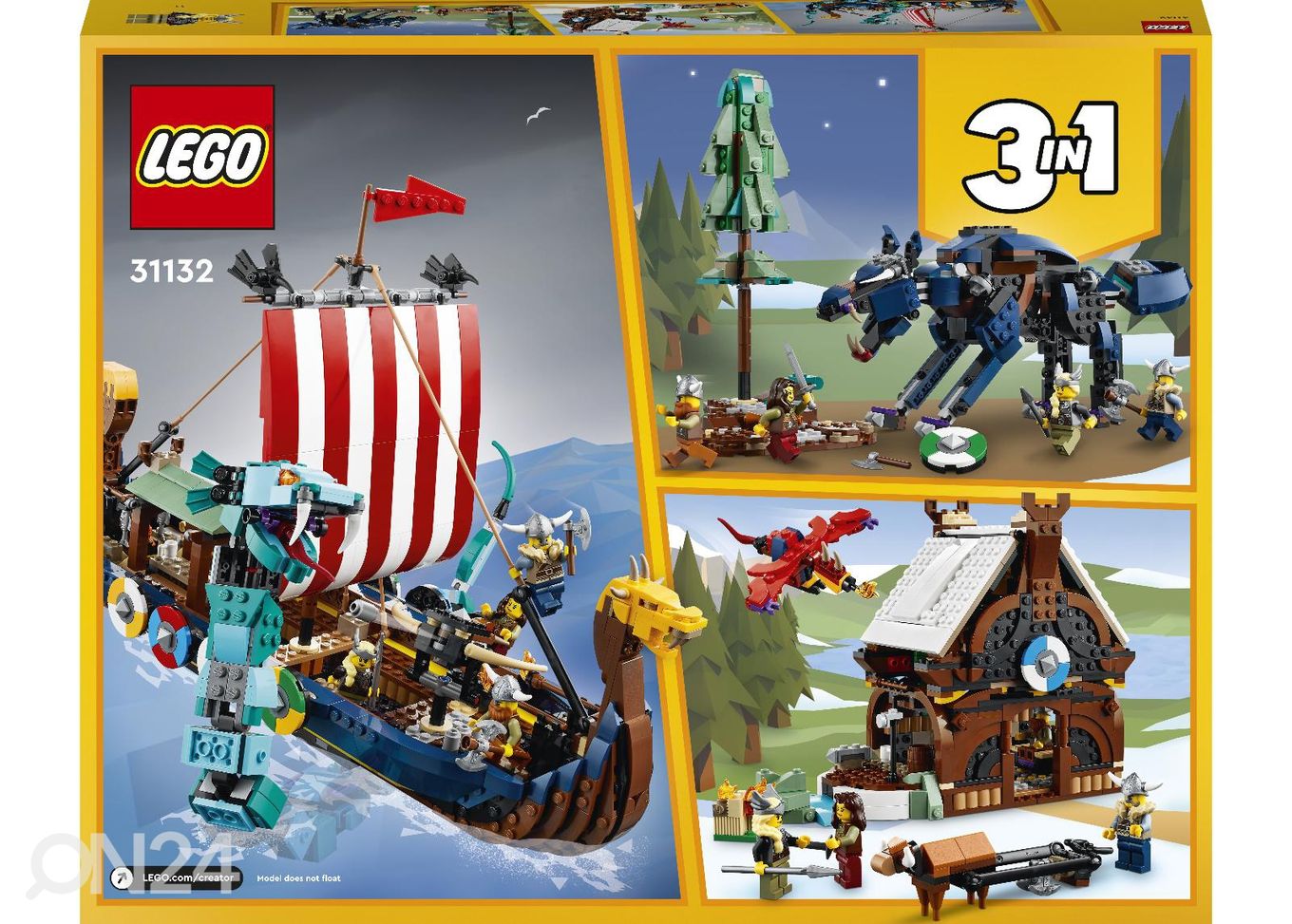 LEGO Creator Корабль викингов и Змей Мидгарда увеличить