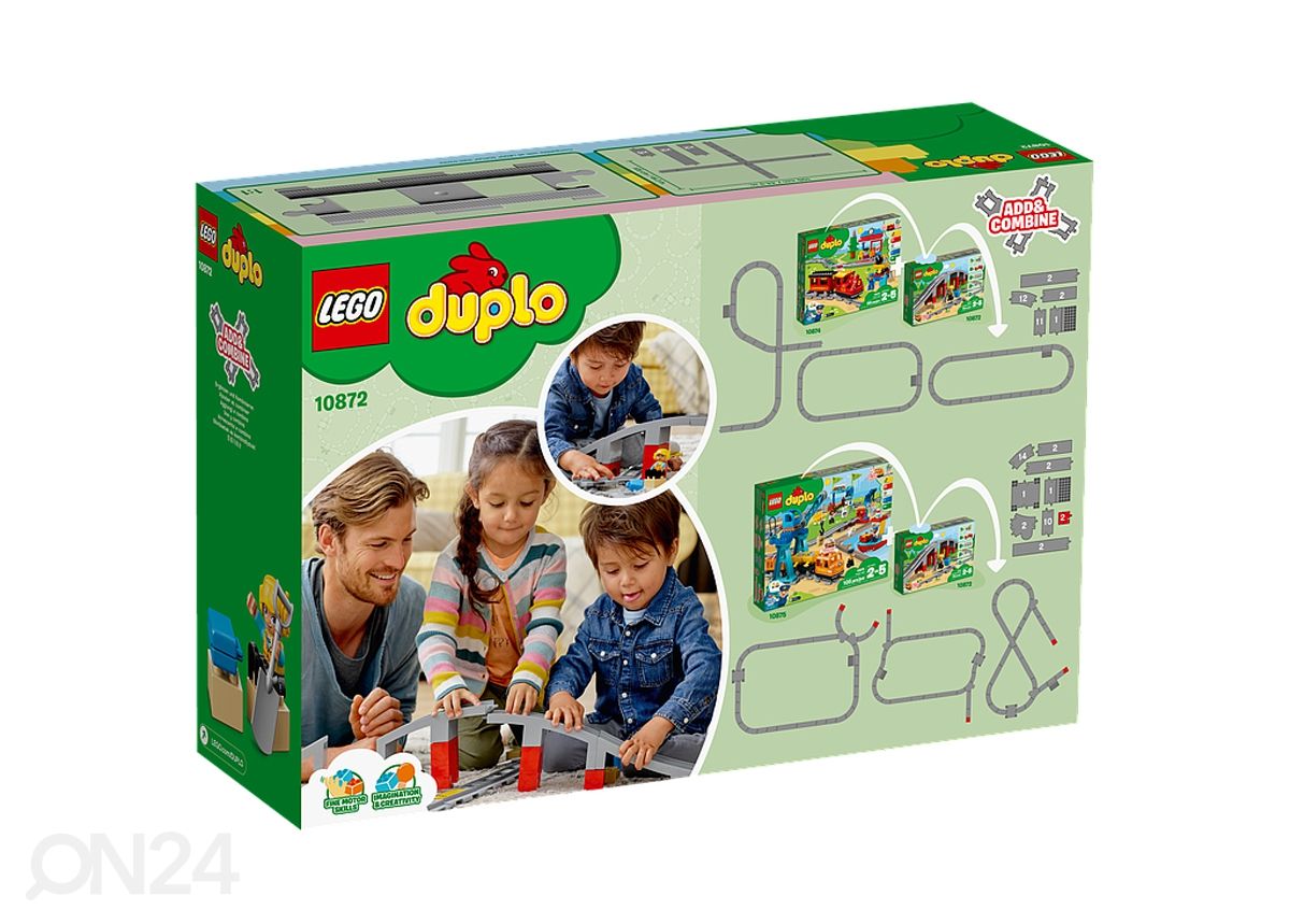 LEGO DUPLO Железнодорожный мост и рельсы увеличить