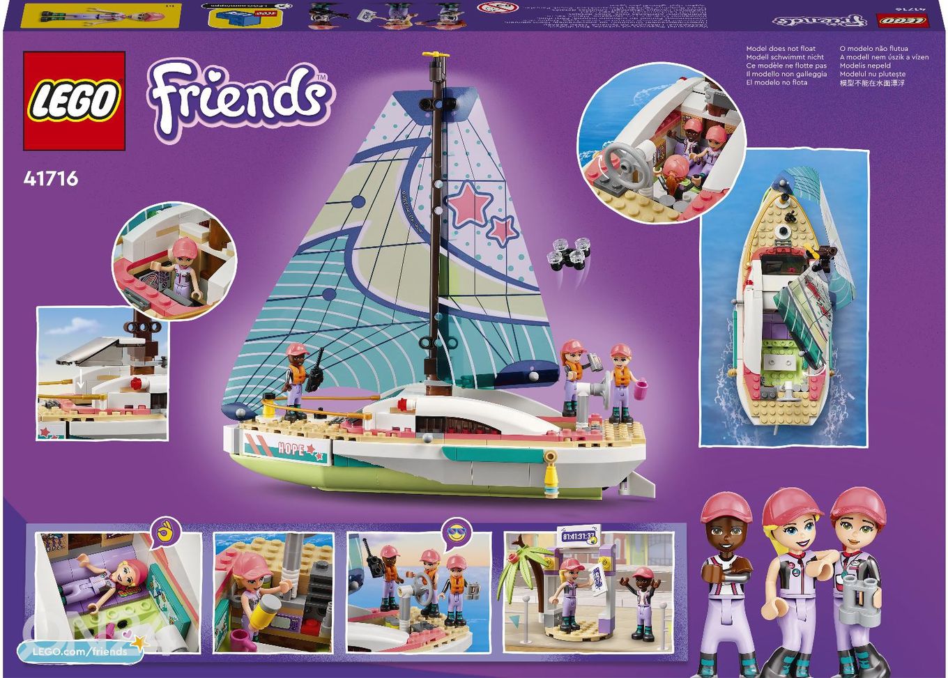 LEGO Friends Морское приключение Стефани увеличить