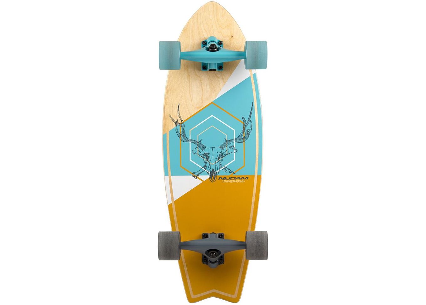 Longboard Fishtail Stag Skull Nijdam увеличить