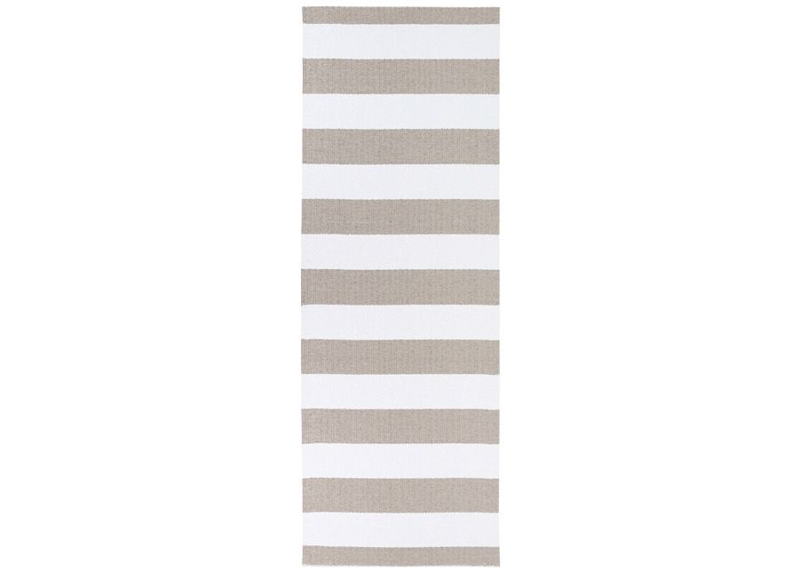 NARMA двусторонний пластиковый ковер Birkas linen-white 70x350 cm увеличить