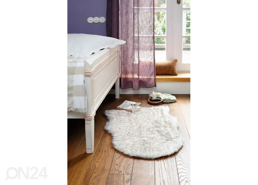 Narma Vegan Fur плюшевый коврик Dolly linen tip 60x90 см увеличить