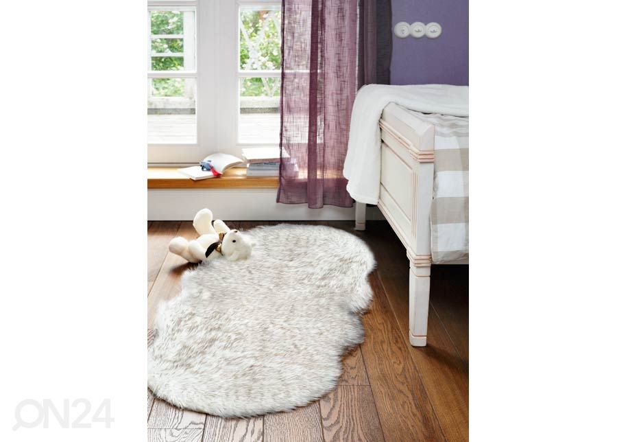 Narma Vegan Fur пушистый ковер Dolly linen tip 60x160 см увеличить