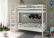 Двухъярусная кровать Robin 90x200 cm, белый