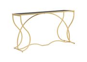 Консольный стол Glam, чёрный/золотистый