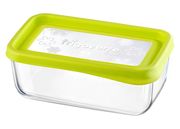 Стеклянный контейнер с крышкой Frigoverre 1,1 L, 21x13 см