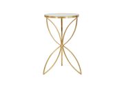 Столик Butterfly Ø38 см, золотистый