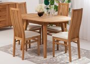 Удлиняющийся обеденный стол Basel 110-160x110 cm+ 4 стула Sandra