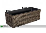 Цветочный горшок на балкон Wicker 60x19xh18 cm