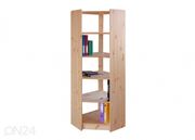 Угловая полка из массива дерева