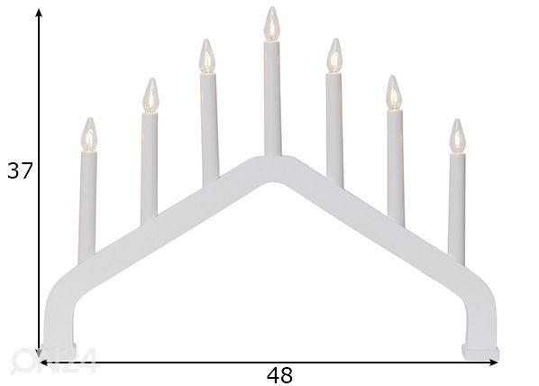 Адвентские свечи House, белый размеры