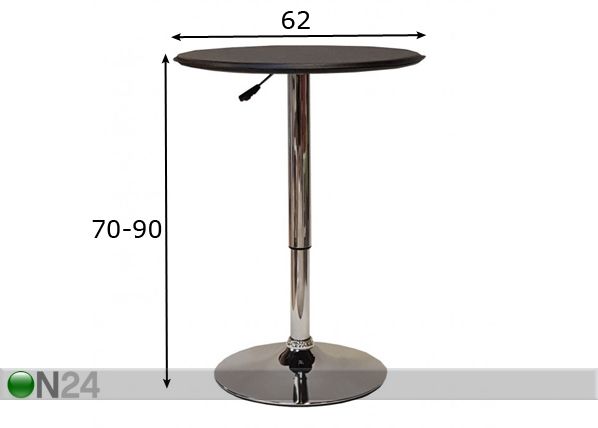 Барный стол Modena размеры