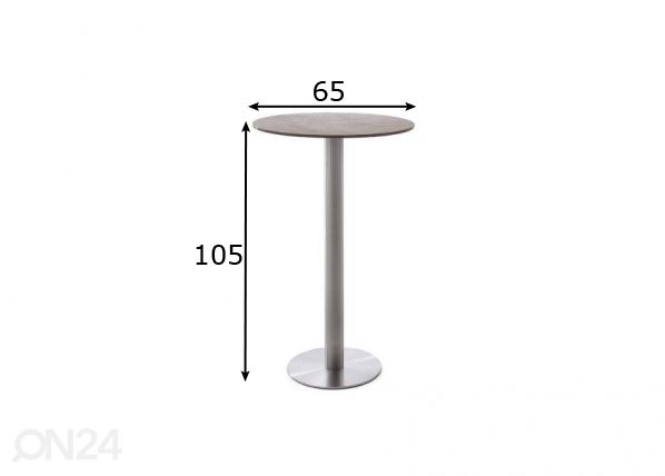 Барный стол Zarina-1 размеры