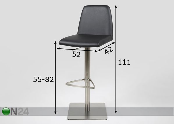 Барный стул Amagi размеры