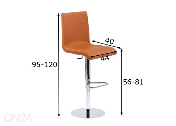 Барный стул Swing SG Toronto размеры