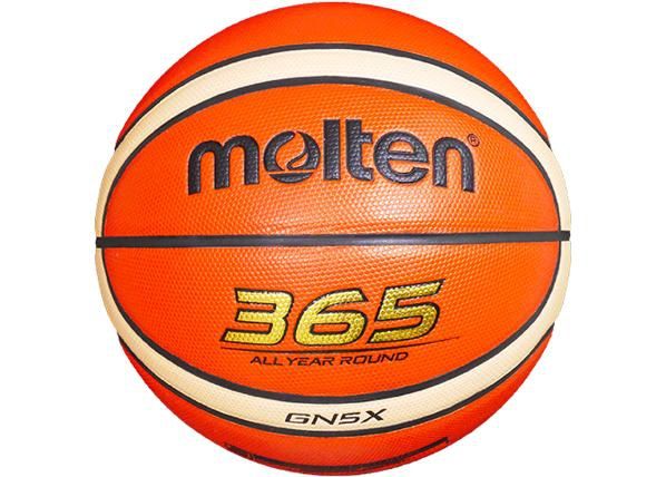 Баскетбольный мяч Gn5X синтетическая кожа Molten