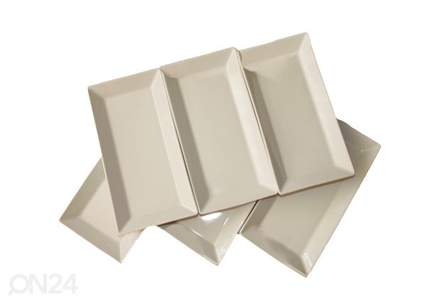 Белая тарелка Classic 28,5x15,5 cm