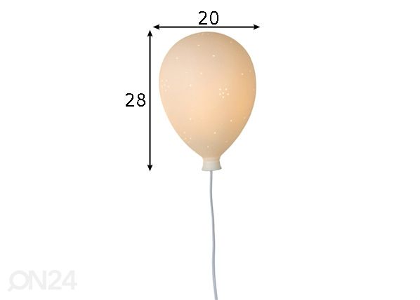 Бра Balloon размеры