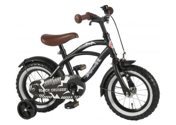 Велосипед для детей Yipeeh чёрный Cruiser 12 дюймов Volare