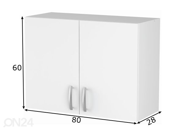 Верхний кухонный шкаф размеры