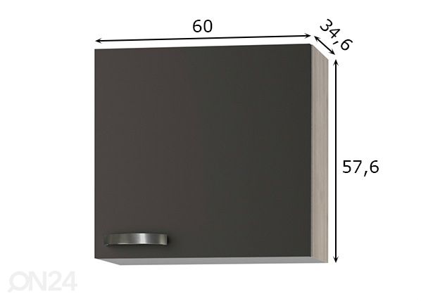 Верхний кухонный шкаф Faro 60 cm размеры