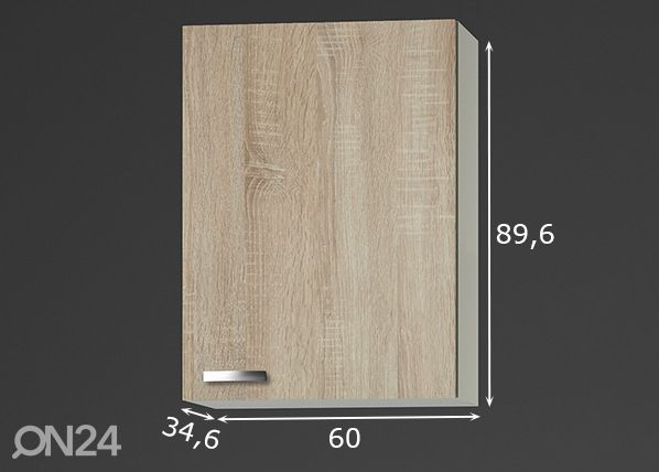 Верхний кухонный шкаф Padua 60 cm размеры