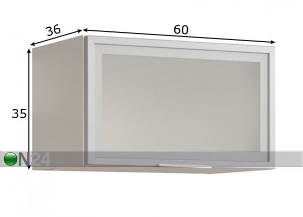 Верхний кухонный шкаф Spoon размеры