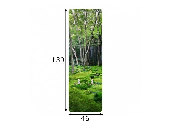 Вешалка настенная Growing Trees 139x46 cm размеры