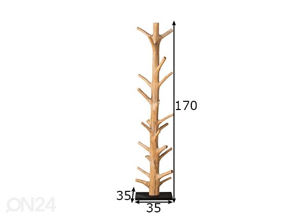 Вешалка Tree размеры