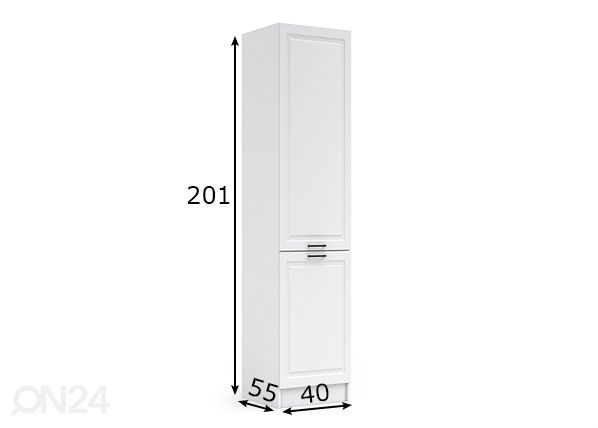Высокий кухонный шкаф 40 cm размеры
