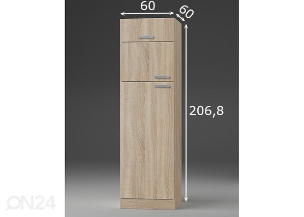 Высокий кухонный шкаф Neapel 60 cm