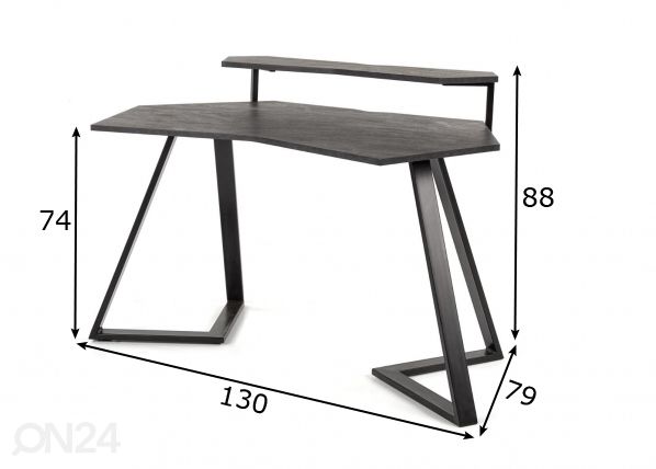 Геймерский стол размеры
