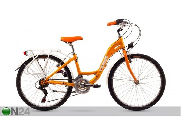 Городской велосипед для девочек Romet Panda 24"