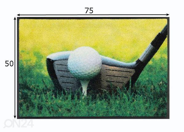 Дверной коврик Golf 50x75 см размеры