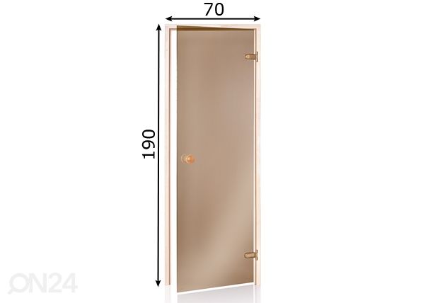 Дверь для сауны Scan 70x190 см размеры