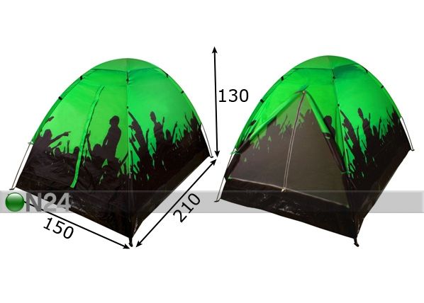 Двухместная палатка Festival размеры