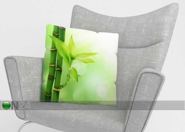 Декоративная наволочка Green Bamboo 40x40 cm