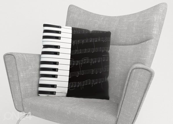 Декоративная наволочка Piano Keys 50x50 cm