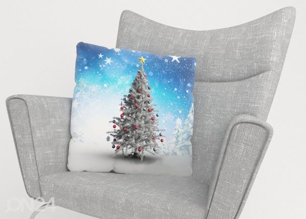 Декоративная наволочка White Christmas Tree 40x40 cm